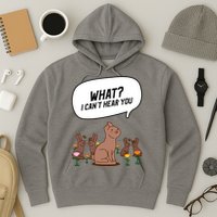 Easter Chocolate Bunny Rabbit Funny I Cant Hear You Hoodie