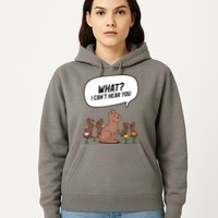 Easter Chocolate Bunny Rabbit Funny I Cant Hear You Hoodie