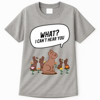 Easter Chocolate Bunny Rabbit Funny I Cant Hear You Tall T-Shirt