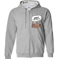 Easter Chocolate Bunny Rabbit Funny I Cant Hear You Full Zip Hoodie