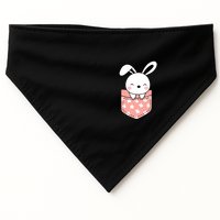 Easter Cute Bunny In Pocket USA-Made Doggie Bandana