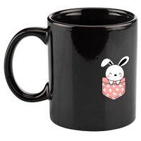 Easter Cute Bunny In Pocket 11oz C Handle Ceramic Mug