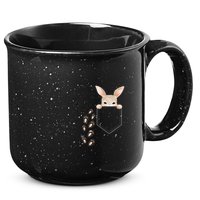 Easter Cute Bunny In Pocket Rabbit Footprints 15oz Campfire Ceramic Mug