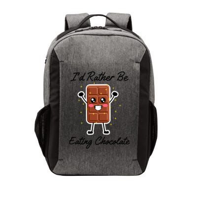 Eating Chocolate Bars Cocoa Chocolate Lover Gift Vector Backpack