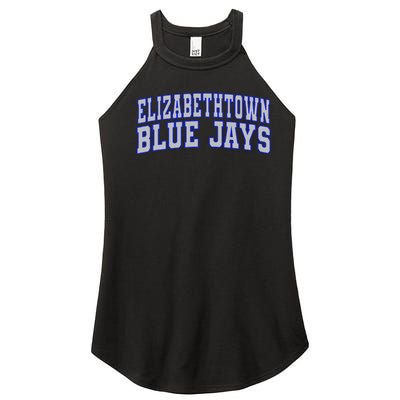 Elizabethtown College Blue Jays Wht01 Women’s Perfect Tri Rocker Tank