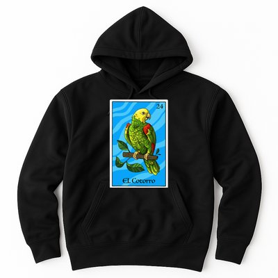 El Cotorro Card Mexican Lottery Card Hoodie