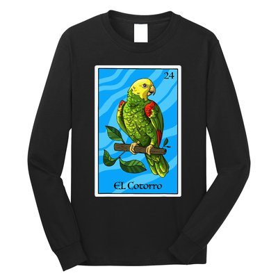 El Cotorro Card Mexican Lottery Card Long Sleeve Shirt