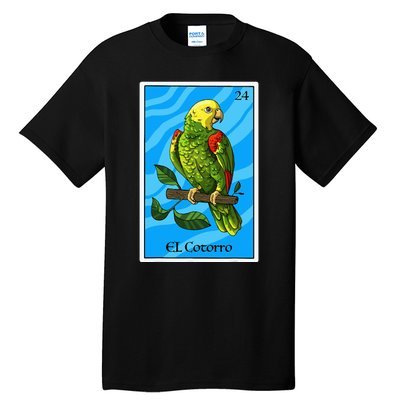 El Cotorro Card Mexican Lottery Card Tall T-Shirt