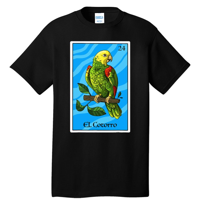 El Cotorro Card Mexican Lottery Card Tall T-Shirt