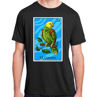 El Cotorro Card Mexican Lottery Card Adult ChromaSoft Performance T-Shirt