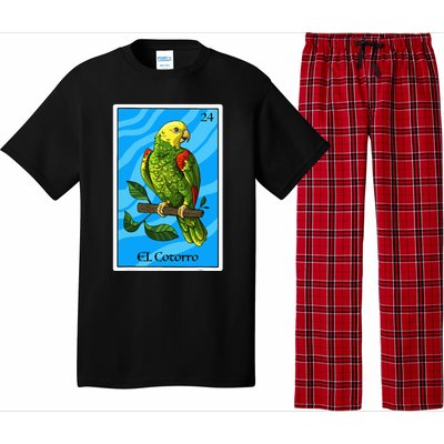 El Cotorro Card Mexican Lottery Card Pajama Set