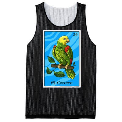 El Cotorro Card Mexican Lottery Card Mesh Reversible Basketball Jersey Tank