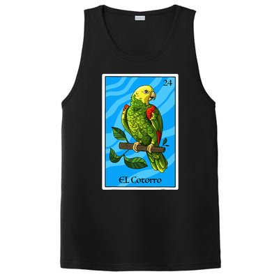 El Cotorro Card Mexican Lottery Card PosiCharge Competitor Tank