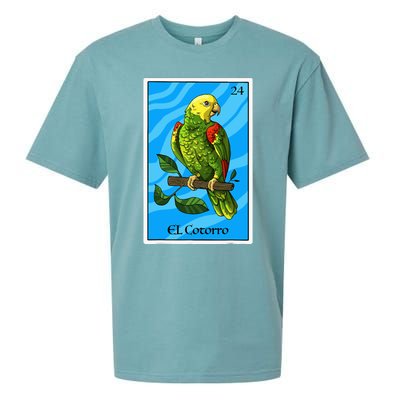 El Cotorro Card Mexican Lottery Card Sueded Cloud Jersey T-Shirt