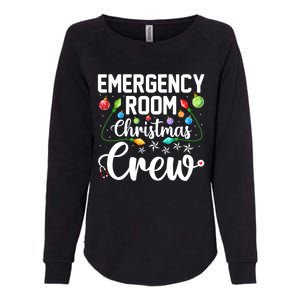 Er Christmas Crew Emergency Room Funny Xmas Nurse Nursing Gift Womens California Wash Sweatshirt