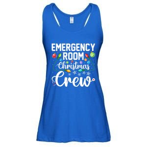 Er Christmas Crew Emergency Room Funny Xmas Nurse Nursing Gift Ladies Essential Flowy Tank