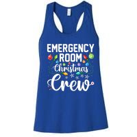 Er Christmas Crew Emergency Room Funny Xmas Nurse Nursing Gift Women's Racerback Tank