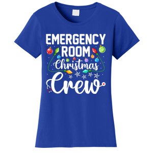 Er Christmas Crew Emergency Room Funny Xmas Nurse Nursing Gift Women's T-Shirt