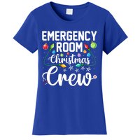 Er Christmas Crew Emergency Room Funny Xmas Nurse Nursing Gift Women's T-Shirt