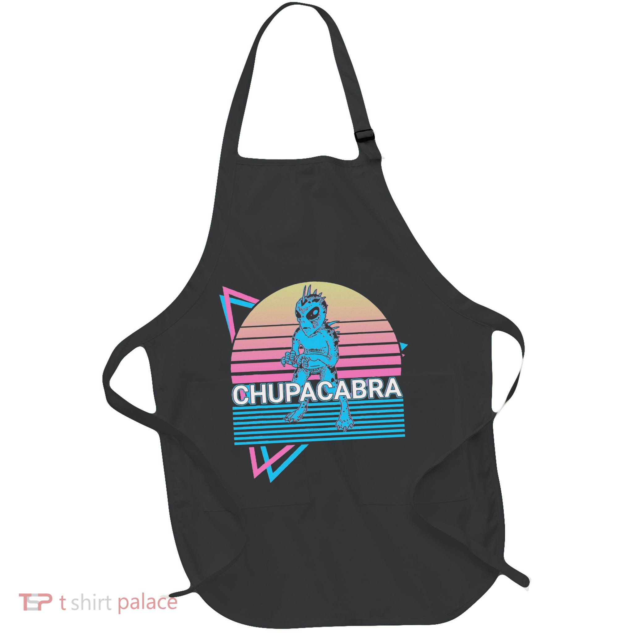 El Chupacabra Cryptid Cryptozoology Full-Length Apron With Pockets