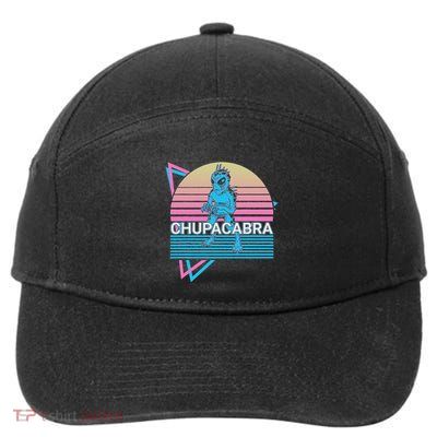 El Chupacabra Cryptid Cryptozoology 7-Panel Snapback Hat