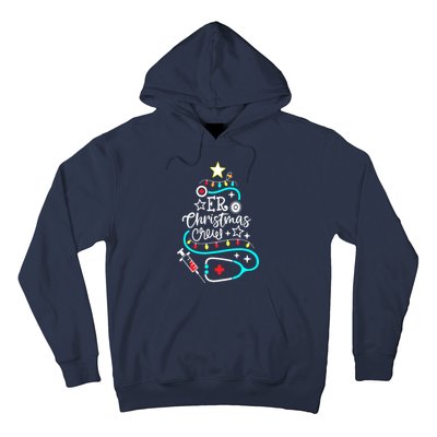 ER Christmas Crew Emergency Room Nurse ER Techs Secretary Hoodie