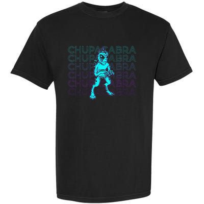 El Chupacabra Cryptid Cryptozoology Garment-Dyed Heavyweight T-Shirt