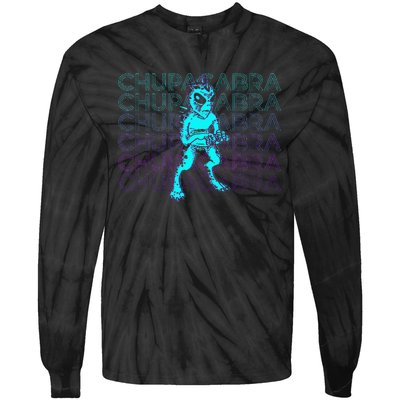 El Chupacabra Cryptid Cryptozoology Tie-Dye Long Sleeve Shirt