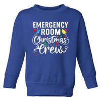 ER Christmas Crew Emergency Room Nurse ER Techs Secretary Toddler Sweatshirt