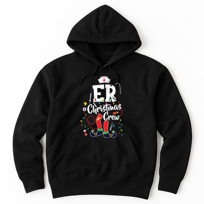 Er Christmas Crew Emergency Room Er Nurse Hoodie