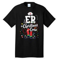 Er Christmas Crew Emergency Room Er Nurse Tall T-Shirt