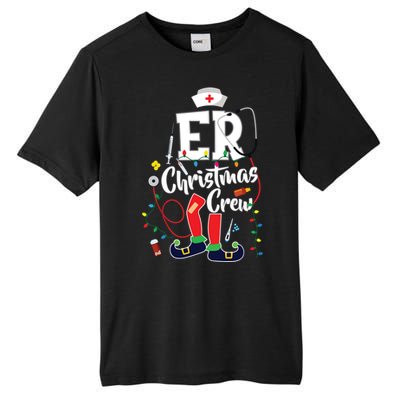 Er Christmas Crew Emergency Room Er Nurse Tall Fusion ChromaSoft Performance T-Shirt