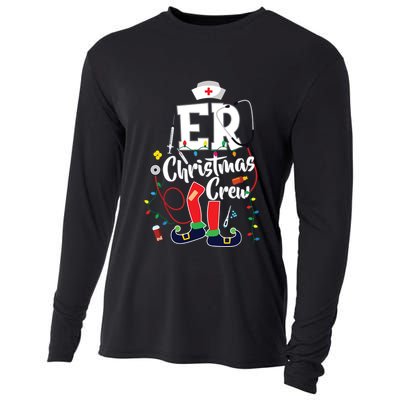 Er Christmas Crew Emergency Room Er Nurse Cooling Performance Long Sleeve Crew
