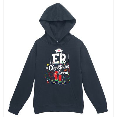 Er Christmas Crew Emergency Room Er Nurse Urban Pullover Hoodie