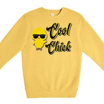 Easter Cool Chick For And Family Premium Crewneck Sweatshirt