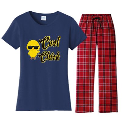 Easter Cool Chick For And Family Women's Flannel Pajama Set