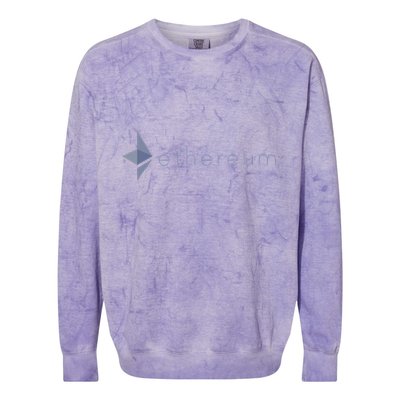 Ethereum Coin Crypto Eth Blockchain Cryptocurrency Colorblast Crewneck Sweatshirt
