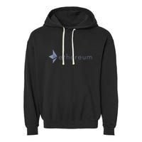 Ethereum Coin Crypto Eth Blockchain Cryptocurrency Garment-Dyed Fleece Hoodie