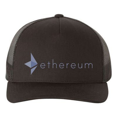 Ethereum Coin Crypto Eth Blockchain Cryptocurrency Yupoong Adult 5-Panel Trucker Hat
