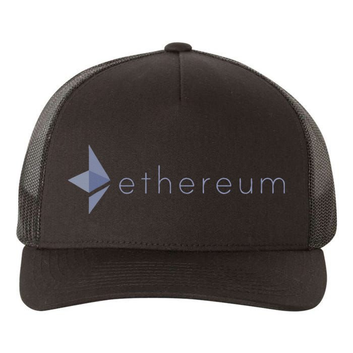 Ethereum Coin Crypto Eth Blockchain Cryptocurrency Yupoong Adult 5-Panel Trucker Hat