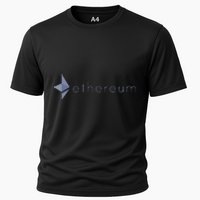 Ethereum Coin Crypto Eth Blockchain Cryptocurrency Cooling Performance Crew T-Shirt