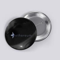 Ethereum Coin Crypto Eth Blockchain Cryptocurrency Button