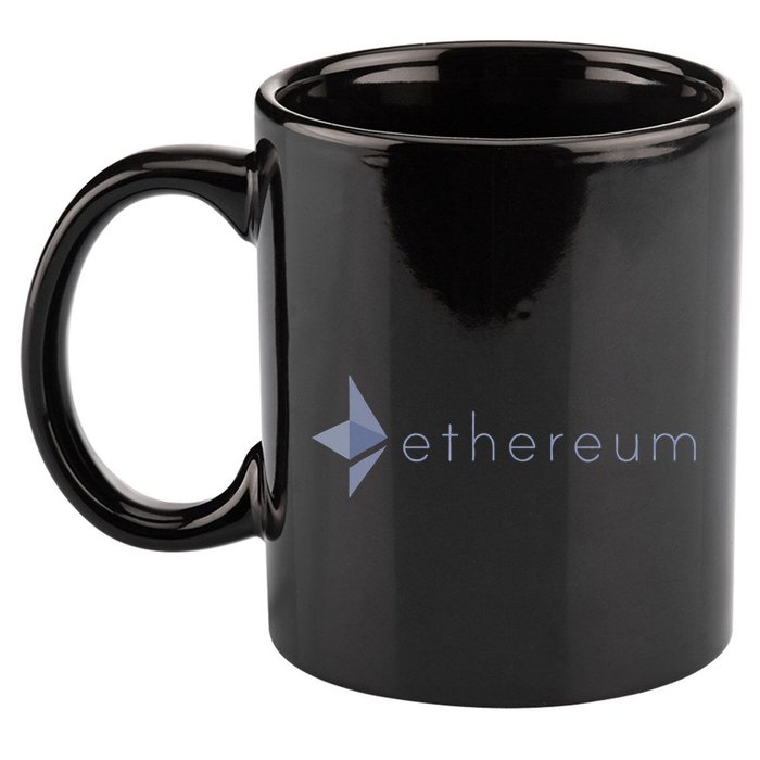 Ethereum Coin Crypto Eth Blockchain Cryptocurrency 11oz C Handle Ceramic Mug
