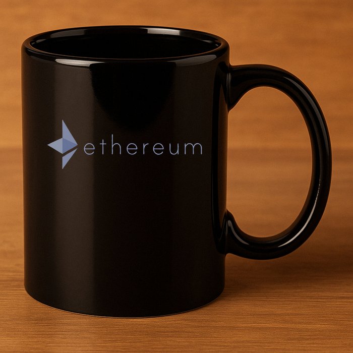 Ethereum Coin Crypto Eth Blockchain Cryptocurrency 11oz C Handle Ceramic Mug