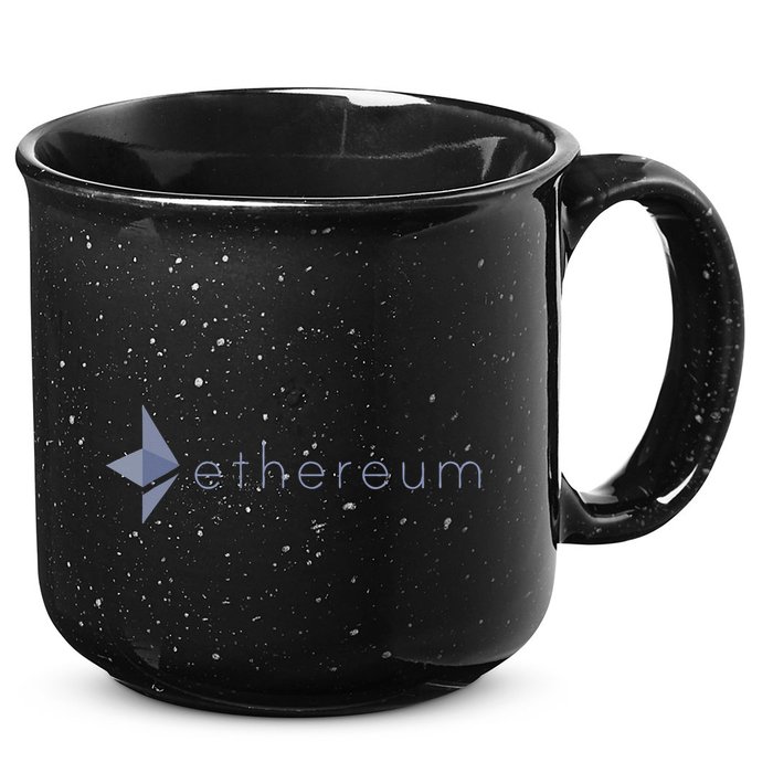 Ethereum Coin Crypto Eth Blockchain Cryptocurrency 15oz Campfire Ceramic Mug