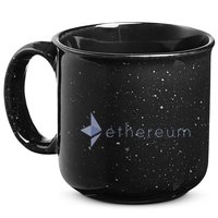 Ethereum Coin Crypto Eth Blockchain Cryptocurrency 15oz Campfire Ceramic Mug
