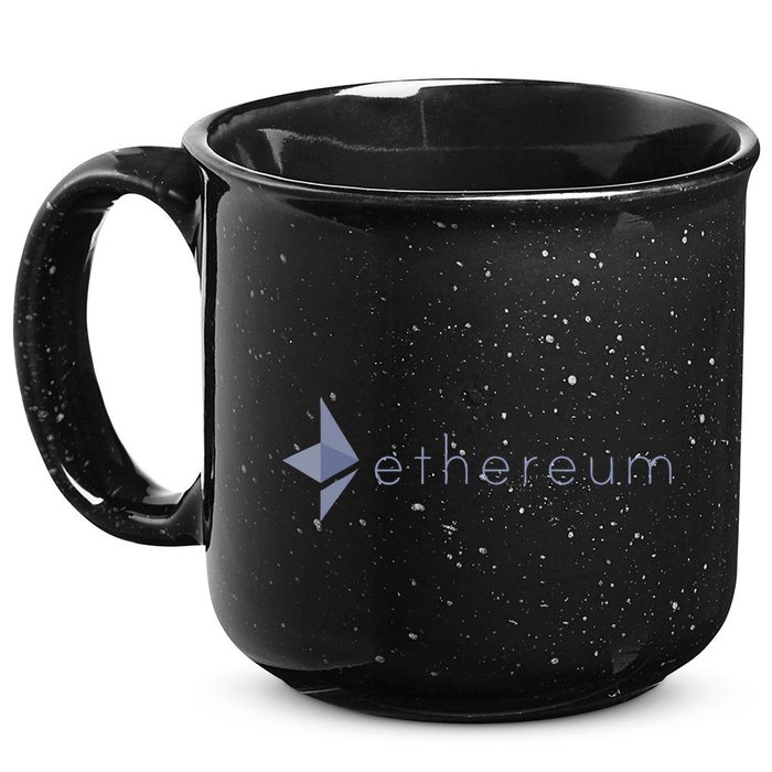 Ethereum Coin Crypto Eth Blockchain Cryptocurrency 15oz Campfire Ceramic Mug
