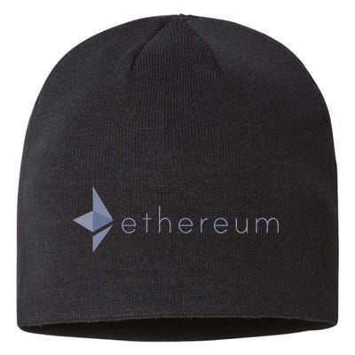 Ethereum Coin Crypto Eth Blockchain Cryptocurrency Sustainable Beanie