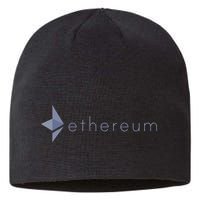 Ethereum Coin Crypto Eth Blockchain Cryptocurrency Sustainable Beanie