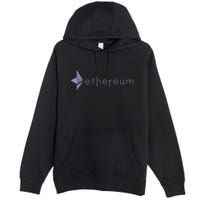 Ethereum Coin Crypto Eth Blockchain Cryptocurrency Premium Pullover Hoodie